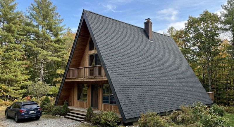A Frame Roof Installation in Nashua, NH