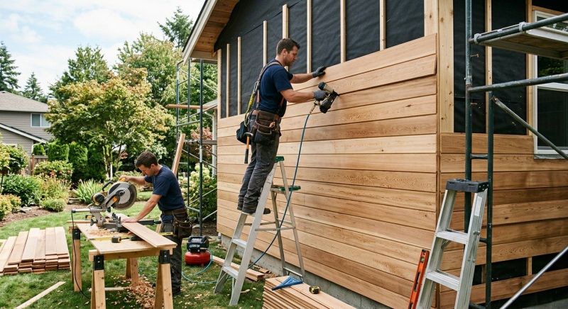 Barn Siding Installation in Boston, MA