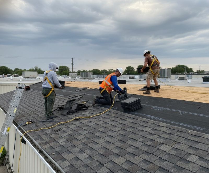 Damaged Roof Replacement in Warwick, RI
