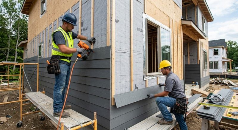 Fiberboard Siding Installation in Boston, MA