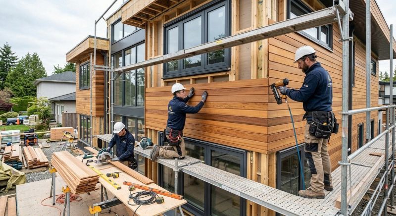 Hardwood Cladding Installation in Norwalk, CT