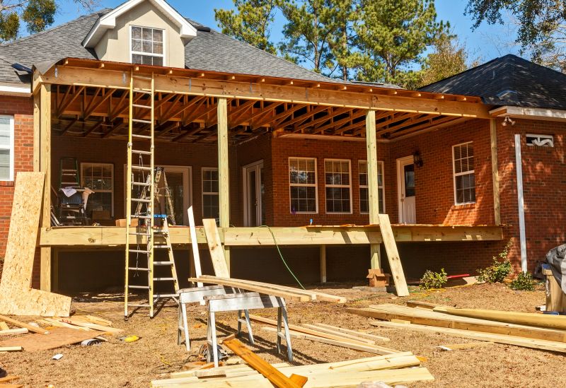 Porch Roofing Installation in Framingham, MA