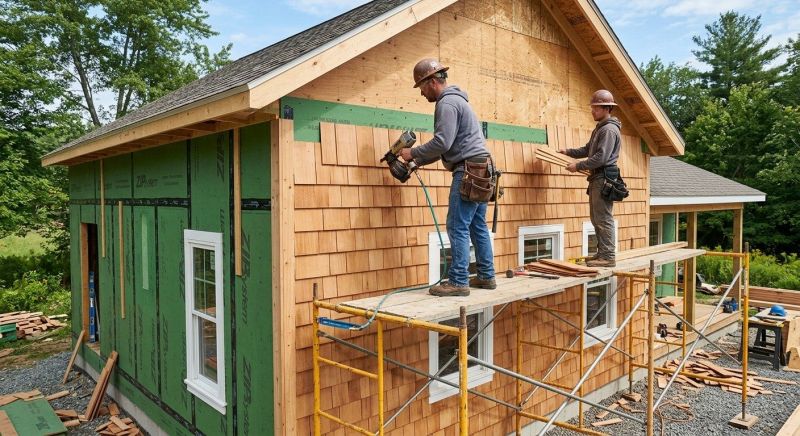 Shingle Siding Installation in Boston, MA