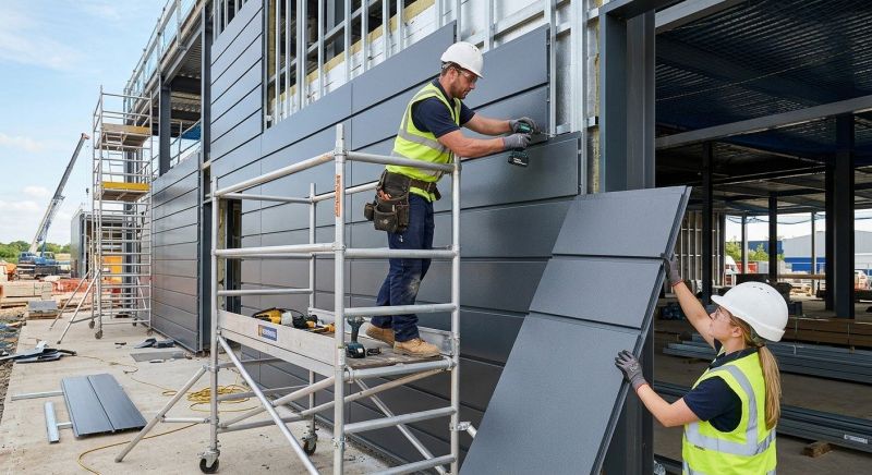Steel Cladding Installation in Stamford, CT