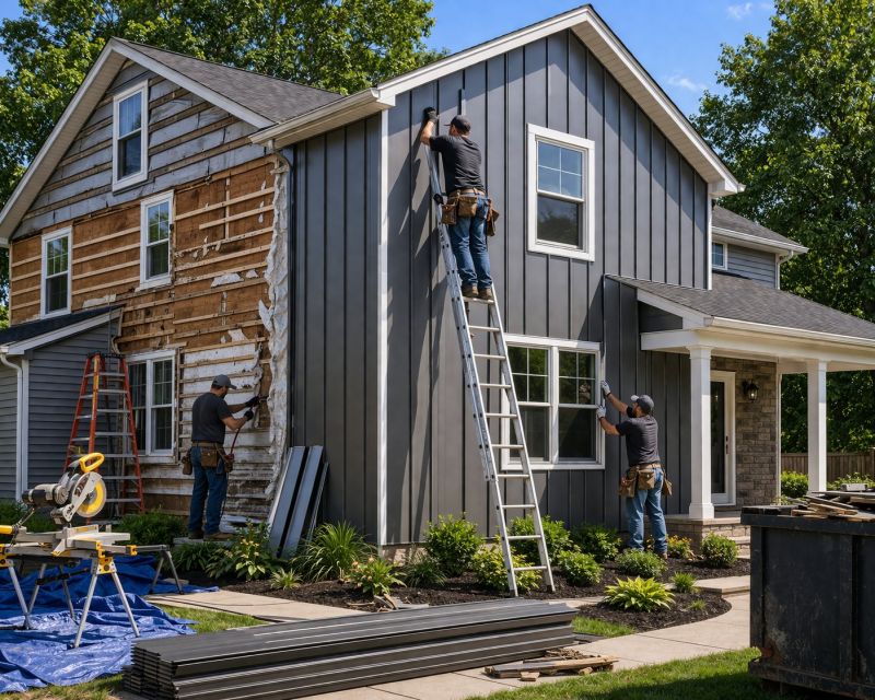 Synthetic Siding Installation in Norwalk, CT