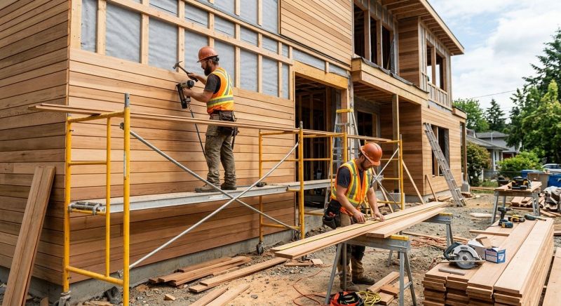 Wood Cladding Installation in Fairfield County, CT