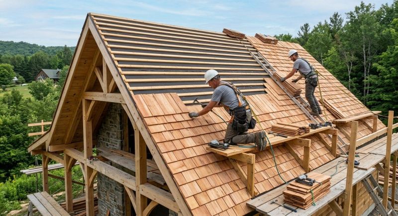 Wood Roofing Installation in Fredericksburg, VA